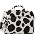 Leoperd-white-black Background MacBook Pro Shoulder Laptop Bag  View3