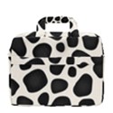 Leoperd-white-black Background MacBook Pro Shoulder Laptop Bag  View4