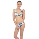 Vector-set-funny-robots-cartoon Classic Banded Bikini Set  View1