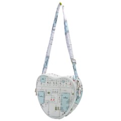 Circuits-electronics-atmel Heart Shoulder Bag by Jancukart