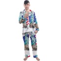 Statue Of Liberty Independence Day Poster Art Men s Long Sleeve Satin Pajamas Set View1