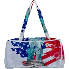 Statue Of Liberty Independence Day Poster Art Multi Function Bag by Jancukart