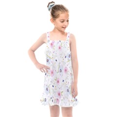 Background-a 007 Kids  Overall Dress