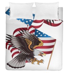 American-eagle- Clip-art Duvet Cover Double Side (queen Size) by Jancukart