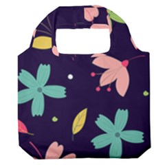 Colorful Floral Premium Foldable Grocery Recycle Bag by hanggaravicky2