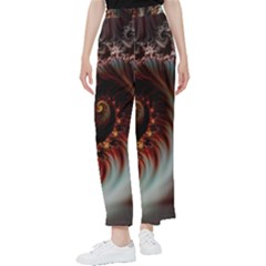 Digital-fractal-fractals-fantasy Women s Pants  by Jancukart