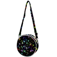 Christmas-star-gloss-lights-light Crossbody Circle Bag by Jancukart