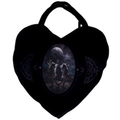 Night Fairies - Giant Heart Shaped Tote by CreatureFeature