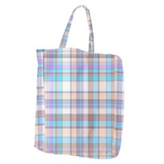 Plaid Giant Grocery Tote