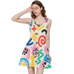 Popping Colors Inside Out Racerback Dress by HWDesign