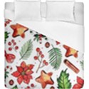 Pngtree-watercolor-christmas-pattern-background Duvet Cover (King Size) View1