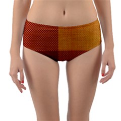 Tablecloth Reversible Mid-waist Bikini Bottoms