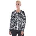 Endia Thomas Velvet Zip Up Jacket View1