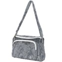 Ice Frost Crystals Front Pocket Crossbody Bag View1