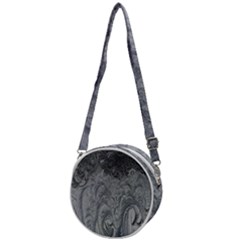 Ice Frost Crystals Crossbody Circle Bag