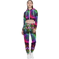 Pride Mandala Cropped Zip Up Lounge Set by MRNStudios