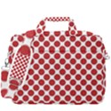 Polka-dots-polkared MacBook Pro 13  Shoulder Laptop Bag  View3