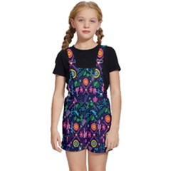 Pattern-vector Kids  Short Overalls