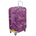 Background Purple Love Luggage Cover (Medium) View2