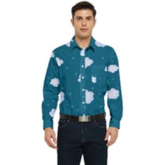 Clouds Men s Long Sleeve Pocket Shirt  by nateshop