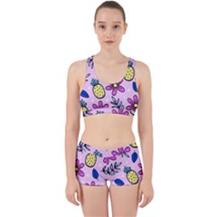 Flowers Purple Work It Out Gym Set by nateshop