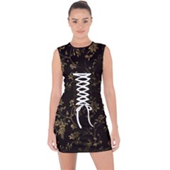 Scrapbook Lace Up Front Bodycon Dress