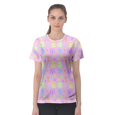 Dungeons And Cuties Women s Sport Mesh Tee by thePastelAbomination