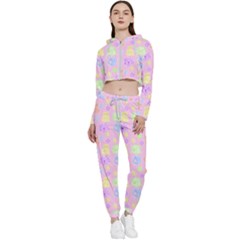 Dungeons And Cuties Cropped Zip Up Lounge Set by thePastelAbomination