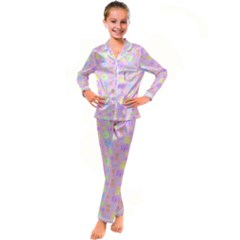 Dungeons And Cuties Kid s Satin Long Sleeve Pajamas Set by thePastelAbomination