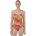 Background Colorful Floral Sweetheart Tankini Set View1