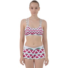 Illustration Watermelon Fruit Food Melon Perfect Fit Gym Set by Sapixe