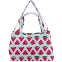 Illustration Watermelon Fruit Food Melon Double Compartment Shoulder Bag by Sapixe