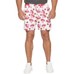 Pink Watermeloon Men s Runner Shorts by Sapixe