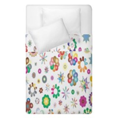  Background Chromatic Colorful Duvet Cover Double Side (single Size)