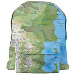 Grand Duchy Of Valderin Fantasy Map Giant Full Print Backpack by Amaryn4rt