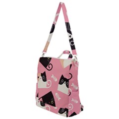 Cat Pattern Backgroundpet Crossbody Backpack by Amaryn4rt