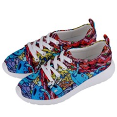 Graffiti-wall-mural-painting-arts Women s Lightweight Sports Shoes by Simbadda