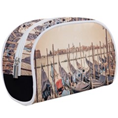 Black Several Boats - Colorful Italy  Make Up Case (large) by ConteMonfrey