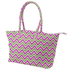 Mave,chevron,white,navi,purple Canvas Shoulder Bag by nateshop