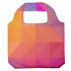 Illustration Geometric Pattern Design Graphic Premium Foldable Grocery Recycle Bag by Wegoenart