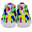 Illustration Geometric Form Circle Line Pattern Kids  Mid-Top Canvas Sneakers View4