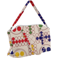 Ludo Game Canvas Crossbody Bag by Wegoenart