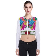 Im Fourth Dimension Colour 30 Long Sleeve Zip Up Bomber Jacket by imanmulyana