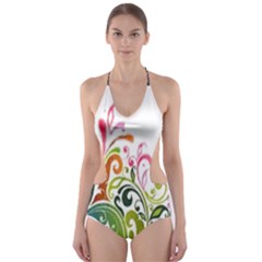 Im Fourth Dimension Colour 31 Cut-out One Piece Swimsuit by imanmulyana