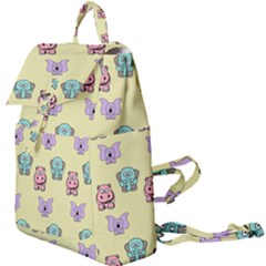 Illustration Animals Pastel Children Colorful Buckle Everyday Backpack by Wegoenart