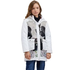 Im Fourth Dimension Colour 63 Kid s Hooded Longline Puffer Jacket by imanmulyana