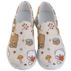 Illustration Bear Cartoon Background Pattern Men s Lightweight Slip Ons by Sudhe