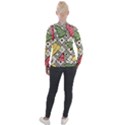 Vectoe Leaves Foliage Batik Seamless Pattern Velvet Zip Up Jacket View2