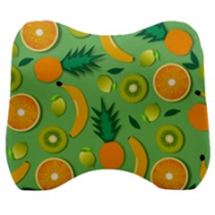 Fruit Tropical Pattern Design Art Velour Head Support Cushion by danenraven