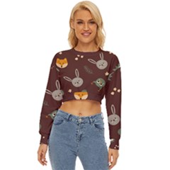 Rabbits, Owls And Cute Little Porcupines  Lightweight Long Sleeve Sweatshirt by ConteMonfrey